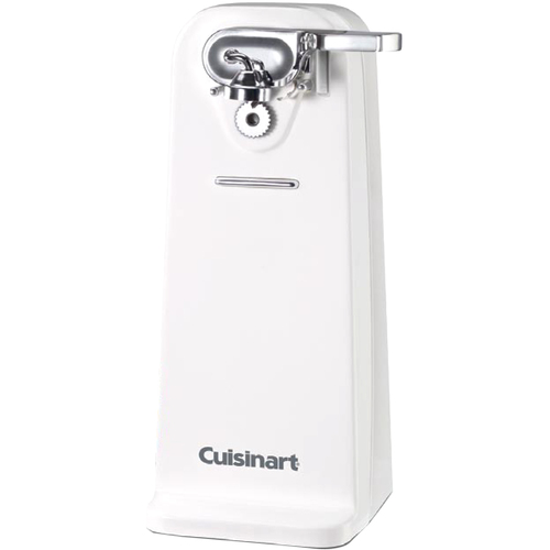 Cuisinart Deluxe Can Opener - Power Cut Blade, One-touch Operation, Removable Lever - White