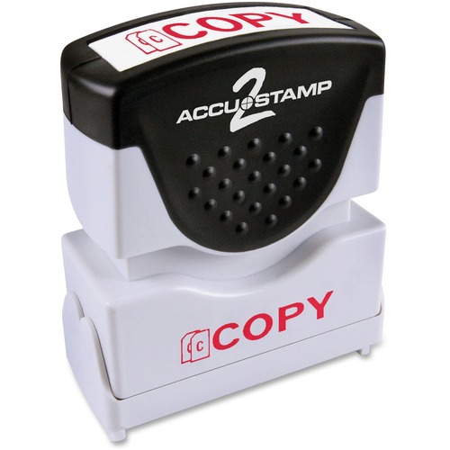 COSCO Shutter Stamp - Message Stamp - "COPY" - 0.50" Impression Width - 20000 Impression(s) - Red - Rubber, Plastic - 1 Each