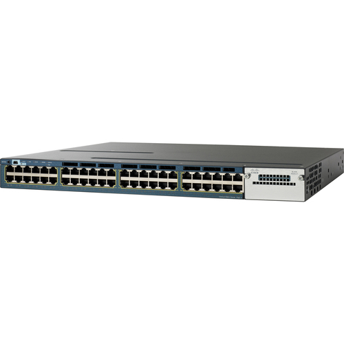 Cisco Catalyst WS-C3560X-48T-S Layer 3 Switch - 48 Ports - Manageable - Gigabit Ethernet, Fast Ethernet - 10/100/1000Base-T, 10/100Base-TX - Refurbished - 3 Layer Supported - 1U High - Rack-mountable
