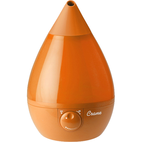 Crane DROP Shape EE-5301O Humidifier - Cool Mist - 3.59 quart - 2.30 gal/Day - 250 Sq. ft. - 32 W - Orange