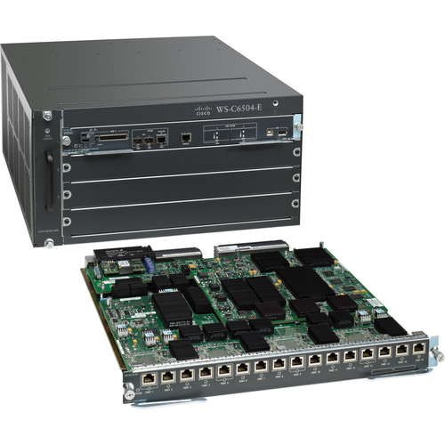 Cisco Catalyst 6504-E Switch Chassis - 2 Layer Supported - 5U High - Rack-mountable - 90 Day Limited Warranty