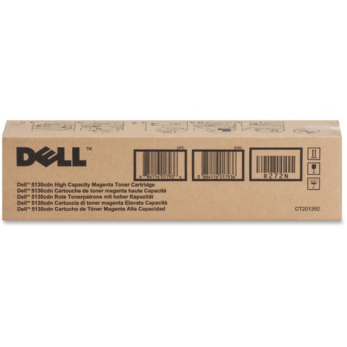 Dell Original High Yield Laser Toner Cartridge - Magenta - 1 Each - 12000 Pages