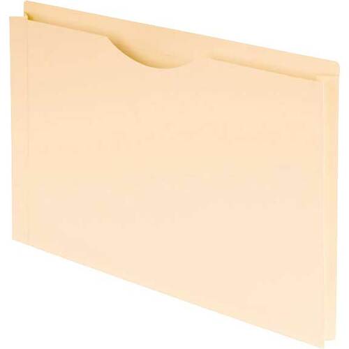Pendaflex Legal Recycled File Jacket - 8 1/2" x 14" - 1 1/2" Expansion - Fiber - Manila - 10 / Pack - Expanding Pockets - PFX3035DCP10