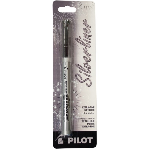 Pilot Super Color Marker - Extra Fine Marker Point - Silver