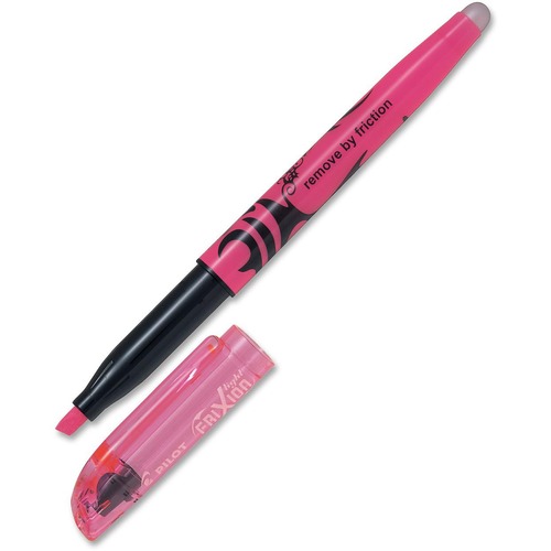 FriXion Light Erasable Highlighter - Chisel Marker Point Style - Pink - Pink Barrel - 1 Each - Liquid Highlighters - PILSWFLPK