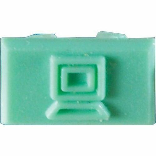 Ortronics Jack Marker, Data, Light Green,100PK