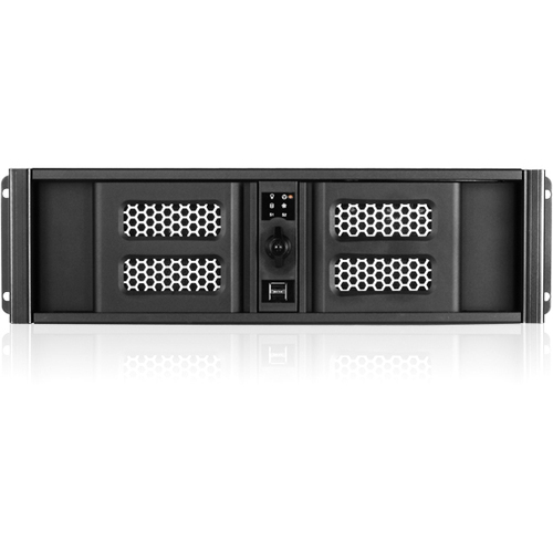 iStarUSA D Storm D-300SASE System Cabinet - Rack-mountable - Black, Blue - Aluminum, Zinc-coated Steel - 3U - 6 x Bay - 2 x Fan(s) Installed - ATX, Micro ATX Motherboard Supported - 3 x Fan(s) Supported - 2 x External 5.25" Bay - 3 x External 3.5" Bay - 1