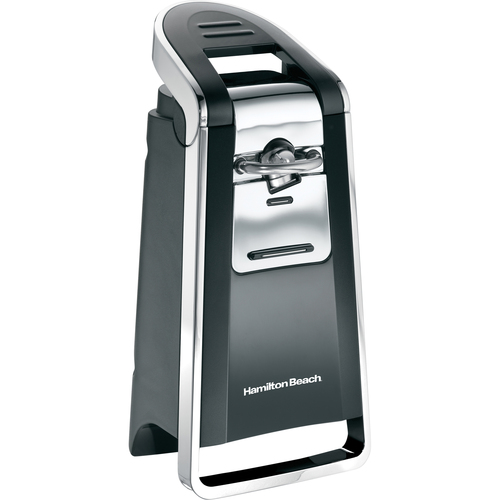 Hamilton Beach SmoothTouch Can Opener (76606Z) - Easy Touch Lever - Black, Chrome