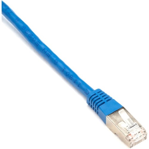 Black Box SlimLine Cat.5e (F/UTP) Patch Network Cable - 3 ft Category 5e Network Cable for Network Device - First End: 1 x RJ-45 Network - Male - Second End: 1 x RJ-45 Network - Male - 1 Gbit/s - Patch Cable - Shielding - Gold Plated Contact - CM - 26 AWG