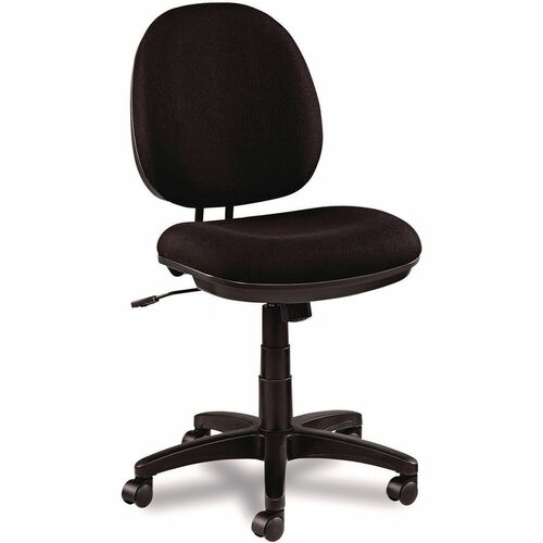 Alera Interval Task Chair - Black Seat Color - Acrylic Seat Material - Black Back Color - Acrylic Back Material - Black Frame Color - Nylon Frame Material - 5-star Base - Plastic