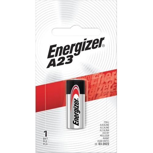 Energizer A23 Electronic 12V Alkaline Battery - For Multipurpose - 12 V DC - 1 Each - Specialty Batteries - EVEA23BPZ
