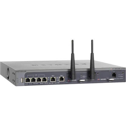 Netgear ProSecure UTM9S Firewall Appliance - 6 Port - Gigabit Ethernet - 16.25 MB/s Firewall Throughput - 2 Total Expansion Slots