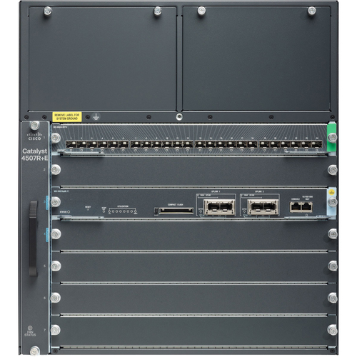 Cisco Catalyst WS-C4507R+E Switch Chassis - Manageable - 3 Layer Supported - PoE Ports - 11U High - Rack-mountable
