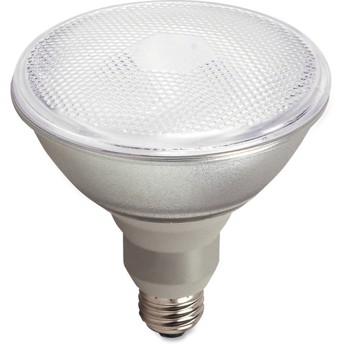 Satco 23-watt CFL PAR38 Compact Floodlight - 23 W - 120 V AC - Spiral - PAR38 Size - White Light Color - E26 Base - 10000 Hour - 4400.3°F (2426.8°C) Color Temperature - 82 CRI - Energy Saver - 1 Each - Light Bulbs & Tubes - SDNS7201