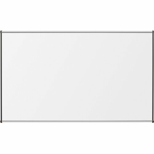 Lorell Dry-Erase Marker Board - 48" (4 ft) Width x 36" (3 ft) Height - Porcelain Enameled Steel Surface - Satin Aluminum Frame - Magnetic - Ghost Resistant - 1 Each
