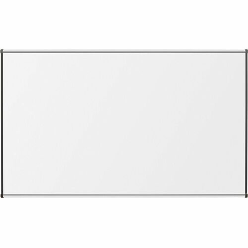 Lorell Dry-Erase Marker Board - 72" (6 ft) Width x 48" (4 ft) Height - Porcelain Enameled Steel Surface - Satin Aluminum Frame - Magnetic - Ghost Resistant - Assembly Required - 1 Each
