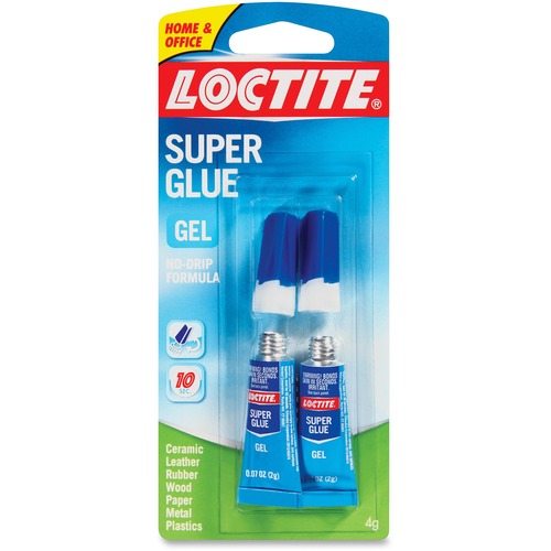 Loctite Gel Super Glue - 14 fl oz - Clear - 2 / Pack