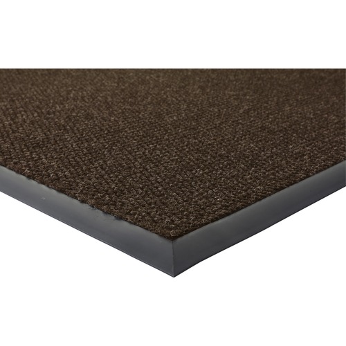 Genuine Joe Ultraguard Indoor Wiper Mats - Hard Floor, Indoor, Outdoor - 60" Length x 36" Width - Rubber - Chocolate