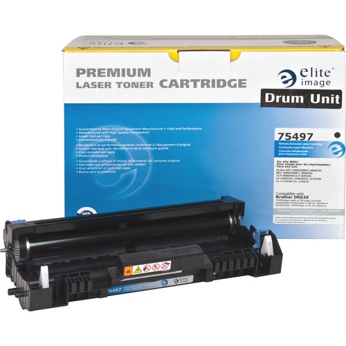 Elite Image Remanufactured Drum Cartridge Alternative For Brother DR620 - Laser Print Technology - 25000 - 1 Each - Black