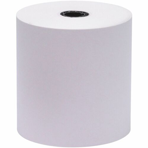 Business Source 1-Ply Pack Adding Machine Rolls - 3" x 165 ft - 12 / Pack - SFI - Lint-free
