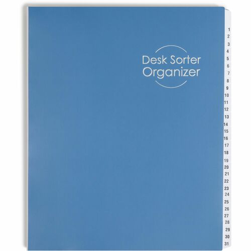 Smead Daily Desk File/Sorter - Printed Tab(s) - Digit - 1-31 - Letter - 8.50" Width x 11" Length - Recycled - 1 Each