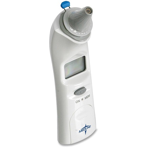 Medline Tympanic Quick Probe Release Thermometer - For Ear - White