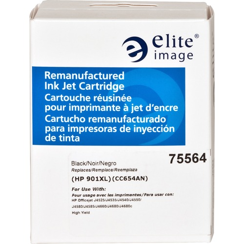 Elite Image Remanufactured Ink Cartridge - Alternative for HP 901XL - Black - Inkjet - 700 Pages - 1 Each