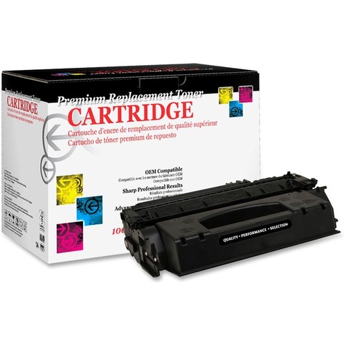 West Point Remanufactured Toner Cartridge - Alternative for HP 53X (Q7553X) - Laser - 7000 Pages - Black - 1 Each - Laser Toner Cartridges - WPP15946