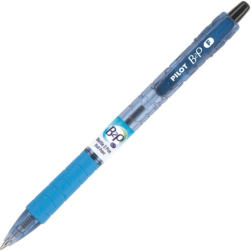 Pilot Bottle to Pen (B2P) B2P Recycled Retractable Ballpoint Pens - Fine Pen Point - 0.7 mm Pen Point Size - Refillable - Retractable - Black Gel-based Ink - Plastic Barrel - 1 Dozen