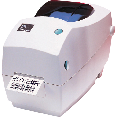 Zebra TLP 2824 Plus Desktop Direct Thermal/Thermal Transfer Printer - Monochrome - Label Print - Fast Ethernet - USB - 2.20" Print Width - 4 in/s Mono - 203 dpi - 2.36" Label Width x 39" Label Length