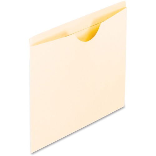 Pendaflex Letter Recycled File Jacket - 8 1/2" x 11" - Manila - Manila - 10% Recycled - Manila Jackets - PFX22000