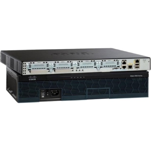 Cisco 2911 Router - Refurbished - 3 Ports - Management Port - 10 - 512 MB - Gigabit Ethernet - 2U - Wall Mountable, Rack-mountable, Desktop