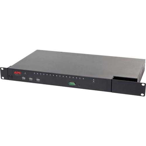 APC by Schneider Electric KVM Switch - 16 Computer(s) - 1 Local User(s) - 2 Remote User(s) - 1600 x 1200 - 1U - Rack-mountable