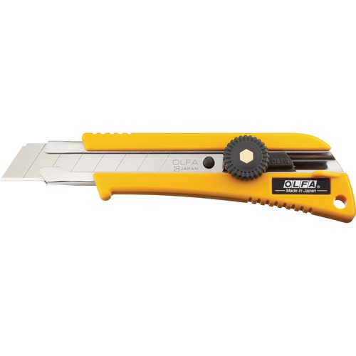 Olfa L-2 Heavy Duty Snap-Off Utility Knife - Fixed Blade Knife - Acrylonitrile Butadiene Styrene (ABS) Handle Material