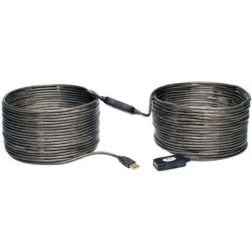 Tripp Lite 20M USB 2.0 Hi-Speed Active Extension Repeater Cable USB-A M/F 65ft 20 Meter - 65.62 ft Maximum Operating Distance - Network (RJ-45)