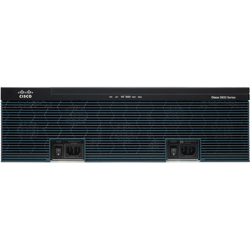 Cisco 3925 Integrated Service Router - 3 Ports - Management Port - 13 - 1 GB - Gigabit Ethernet - 3U - Rack-mountable