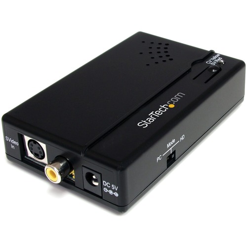 StarTech.com Composite and S-Video to HDMI® Converter with Audio - Convert a Composite or S-Video Signal and the Accompanying Audio to HDMI - composite to hdmi converter - s-video to hdmi - rca to hdmi converter -svideo to hdmi