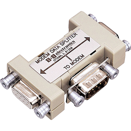 B+B SmartWorx 9PMDS 9-Pin RS232 Modem Data Splitter - Network (RJ-45)