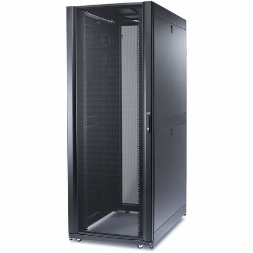 APC NetShelter SX, Server Rack Enclosure, 45U, Black, 2124H x 750W x 1200D mm [TAA] - 45U Rack Height x 19" Rack Width - Black - 2250 lb Dynamic/Rolling Weight Capacity - 3000 lb Static/Stationary Weight Capacity - TAA Compliant