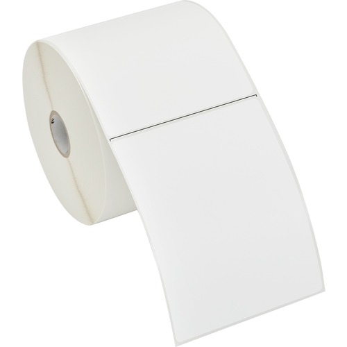 Zebra Label Paper 4x5in Direct Thermal Zebra Z-Select 4000D - 4" Width x 5" Length - Permanent Adhesive - Direct Thermal - White - Paper, Acrylic - Perforated - 565 / Roll - 12 / Roll