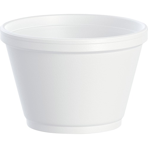 Dart Foam Food Containers - Serving - Disposable - White - Foam Body - 20 / Carton