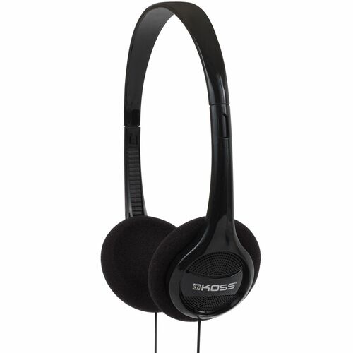 Koss Portable Headphones - Stereo - Mini-phone (3.5mm) - Wired - Over-the-head - Binaural - Circumaural - 4 ft Cable - Black