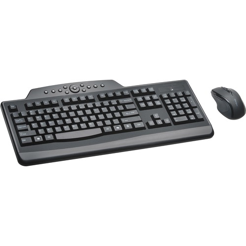 Kensington Pro Fit Wireless Media Desktop Set - Mice & Keyboard Bundles - KMWK72408USA
