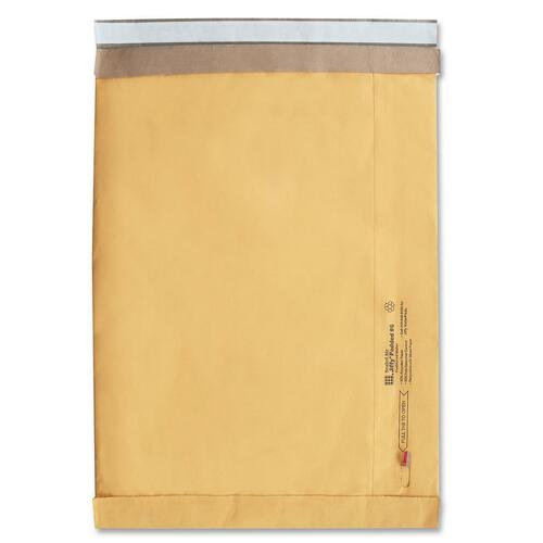 Self-Seal Padded Mailer - #2 - 8.5" W x 12" L - Peel & Seal - Kraft - 1 Each - Satin Gold