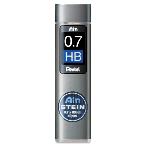 Pentel Mechanical Pencil Refill - 0.7 mmMedium Point - HB - Black - 1 / Tub
