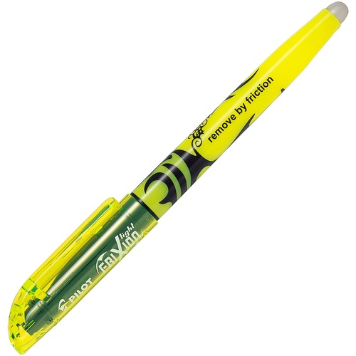 FriXion Light Erasable Highlighter - Chisel Marker Point Style - Yellow - Yellow Barrel 