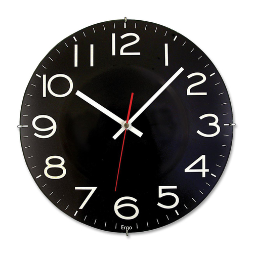 Artistic Wall Clock - Analog - Quartz - Black Main Dial - Black - Wall Clocks - AOP300BS