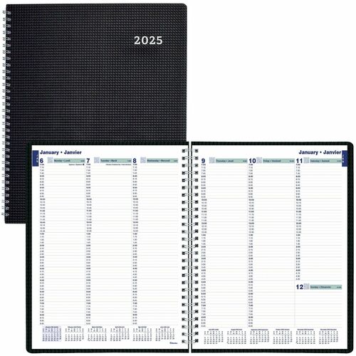 Blueline Duraflex Weekly Planner,11" x 9-1/16" , Bilingual