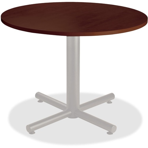 Heartwood HDL Innovations Round Cafeteria Table - 1" x 35.5" - Material: Particleboard - Finish: Evening Zen, Laminate = HTWINVR36EZ