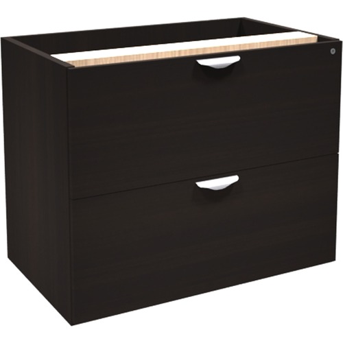 Heartwood Innovations Lateral File - 35.5" x 21.8" x 28" x 1" - Material: Particleboard - Finish: Evening Zen, Laminate